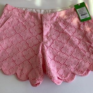 Lilly Pulitzer light pink eyelet  new with tag shorts
